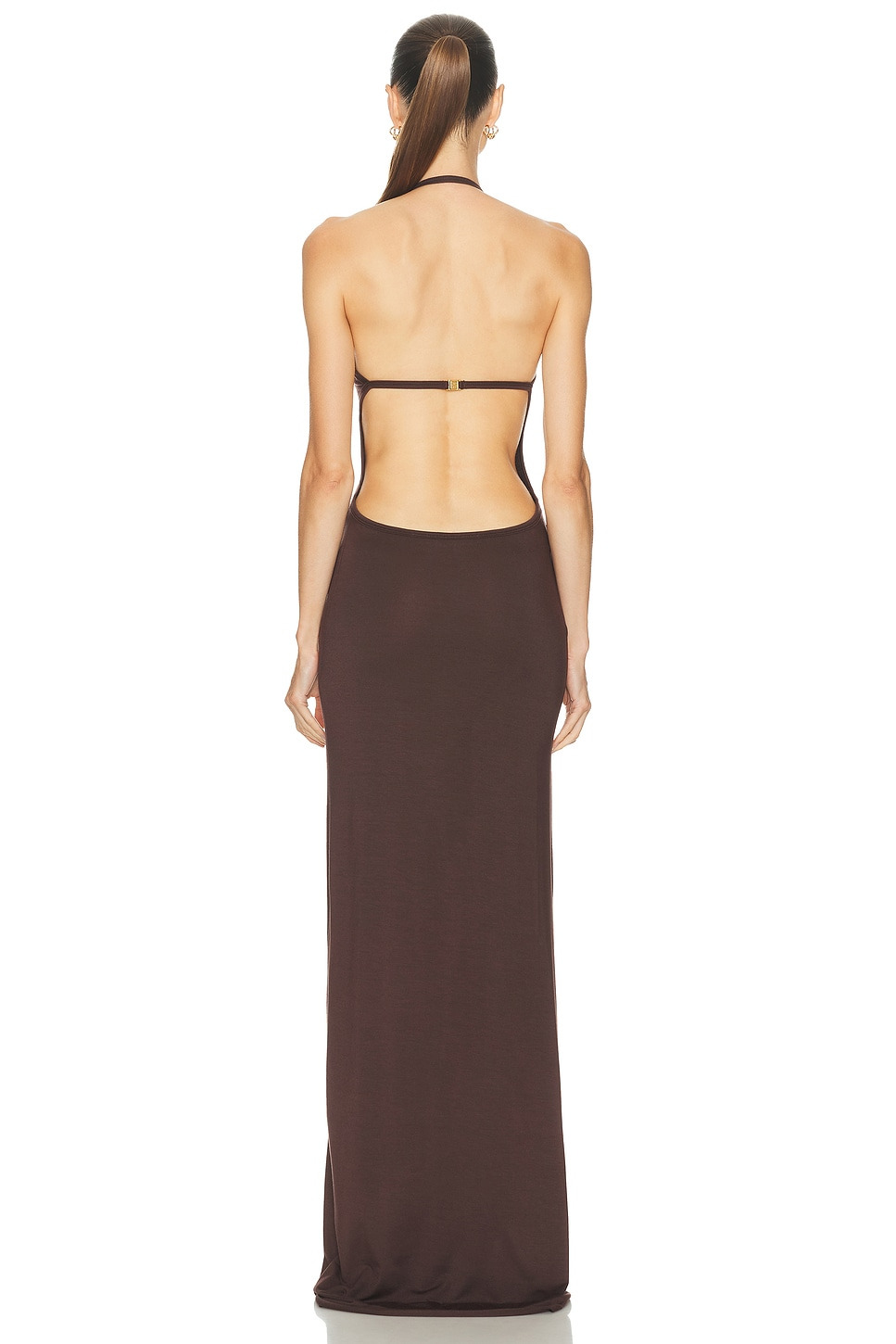 Vivian Halter Maxi Dress - 4