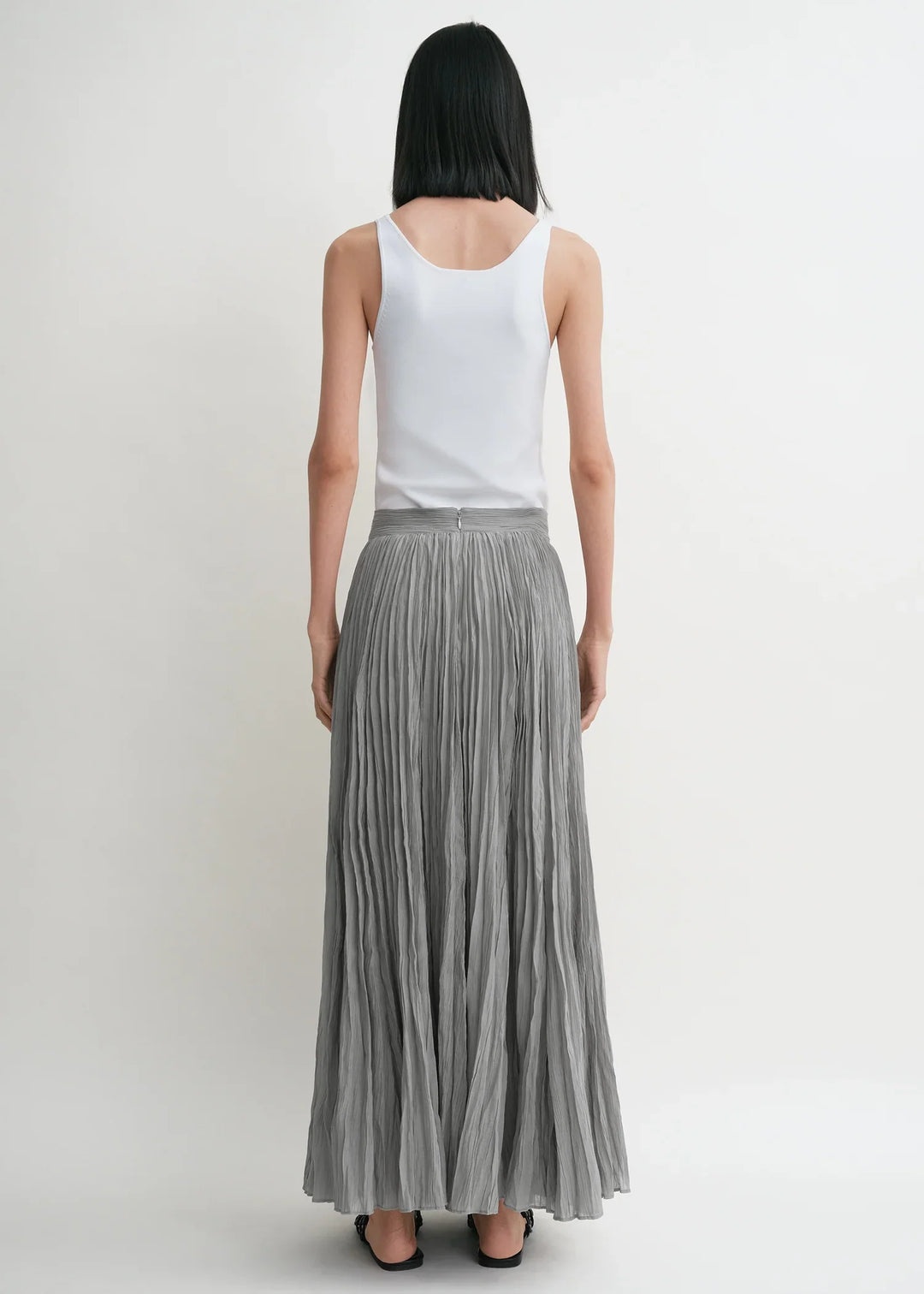 Crinkled Plisse Skirt - 3