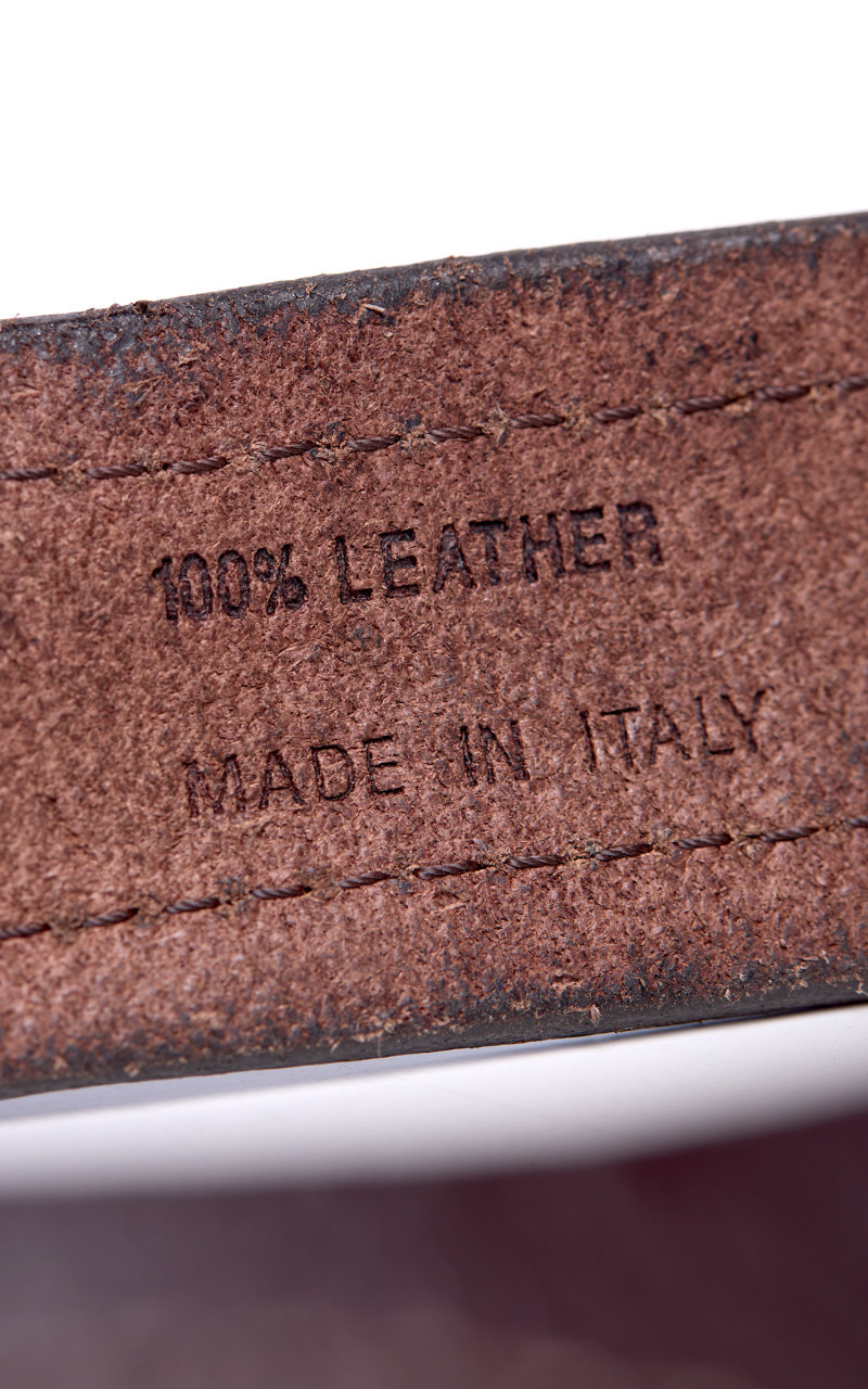 OREGON LEATHER BELT TESTA MORO - 7