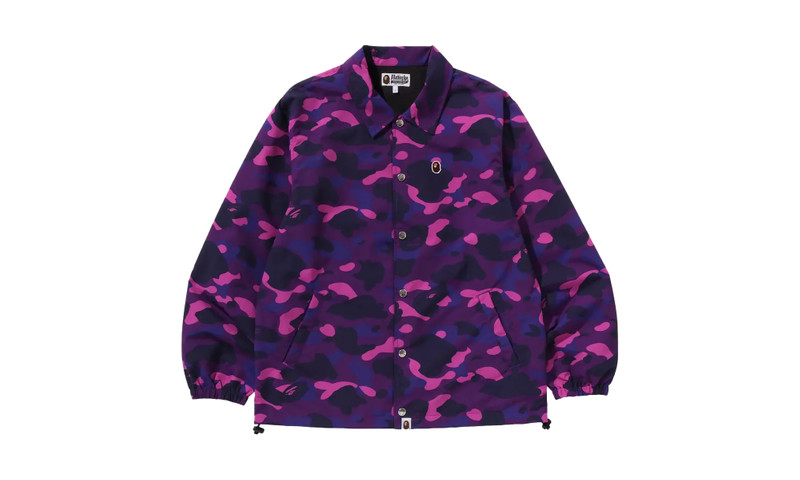 Color Camo One Point Coach Jacket "Purple" - 1