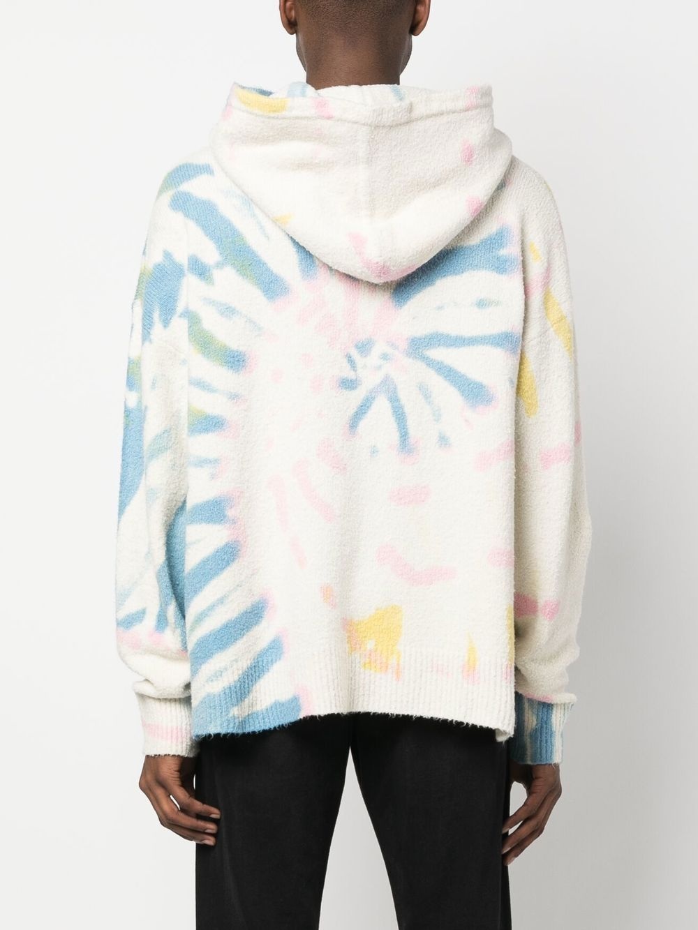 tie-dye-print hoodie - 4