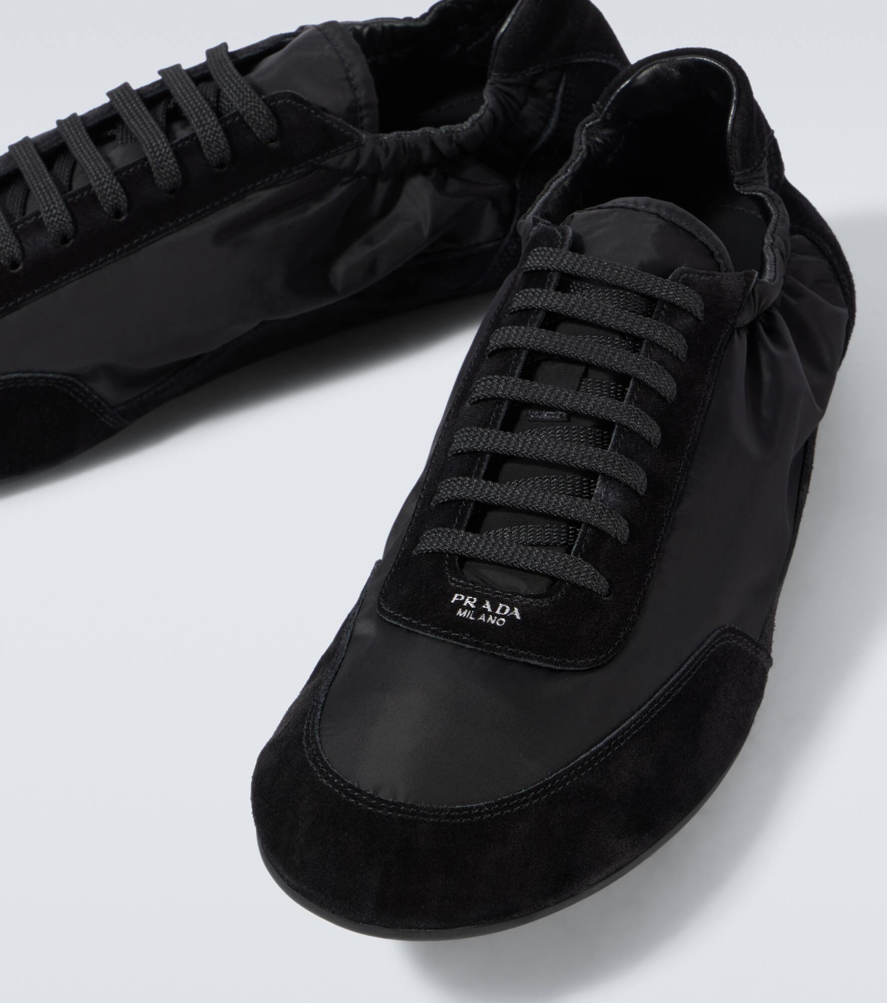 Collapse Re-Nylon suede-trimmed sneakers - 3