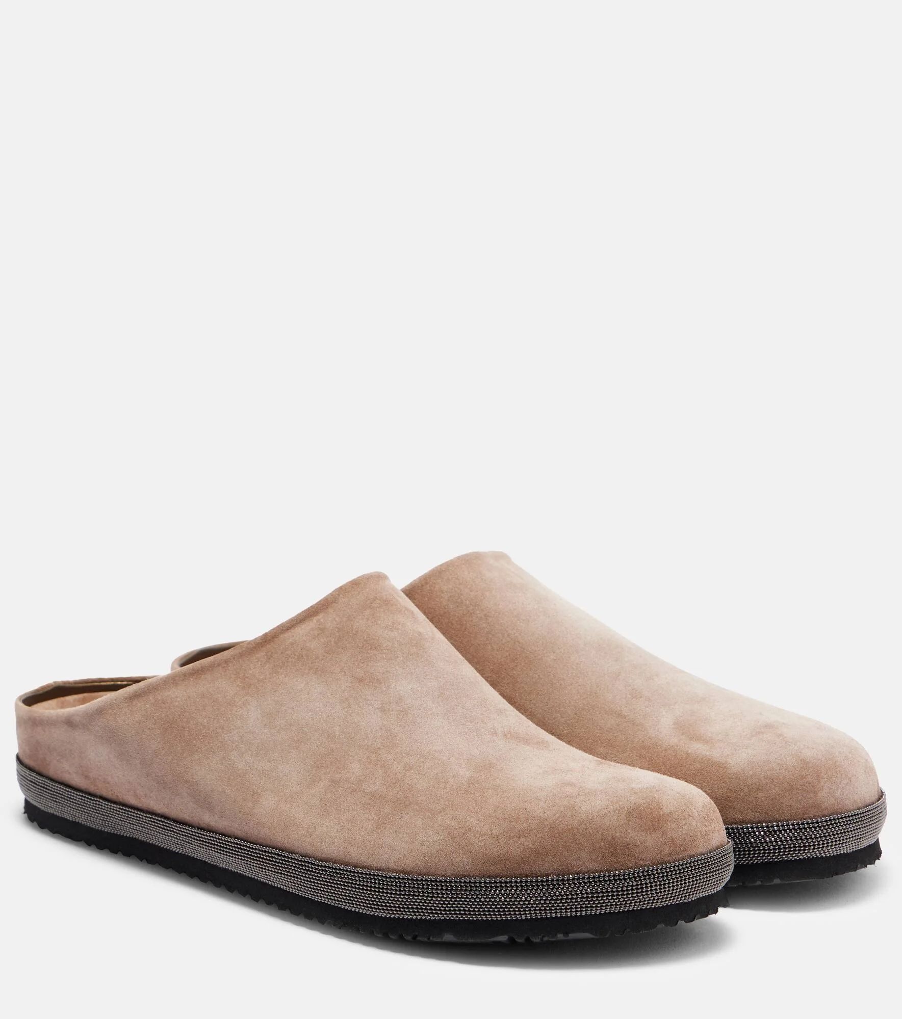 Monili suede clogs - 1