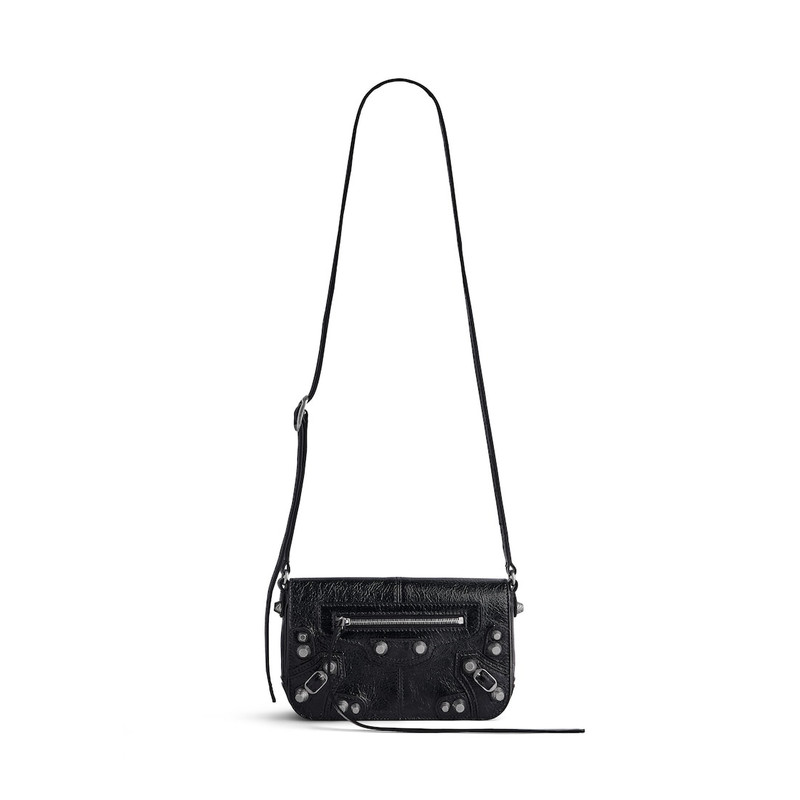 Men's Le Cagole Men Mini Flap Bag  in Black 1