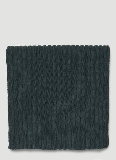 Rick Owens Long Knit Scarf in Green outlook