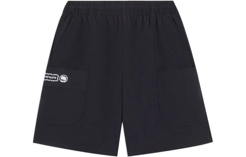 Li-Ning Li-Ning BadFive Graphic Shorts 'Black' AKSS601-1 outlook
