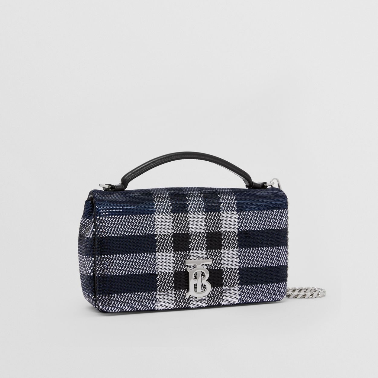 Sequinned Check Small Lola Bag – Exclusive Capsule Collection - 7