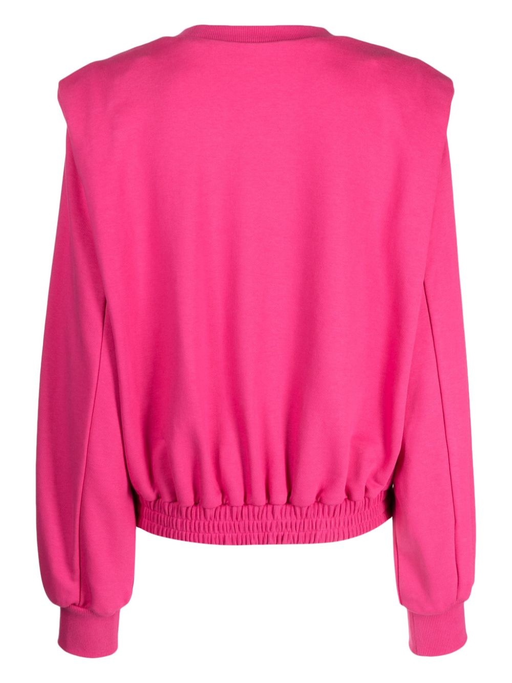 logo-embroidered cotton jumper - 2