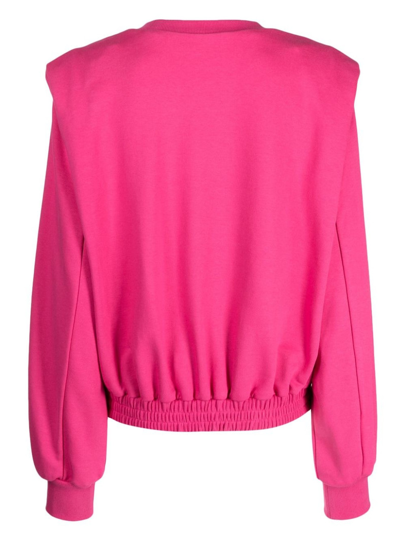 JUUN.J logo-embroidered cotton jumper outlook