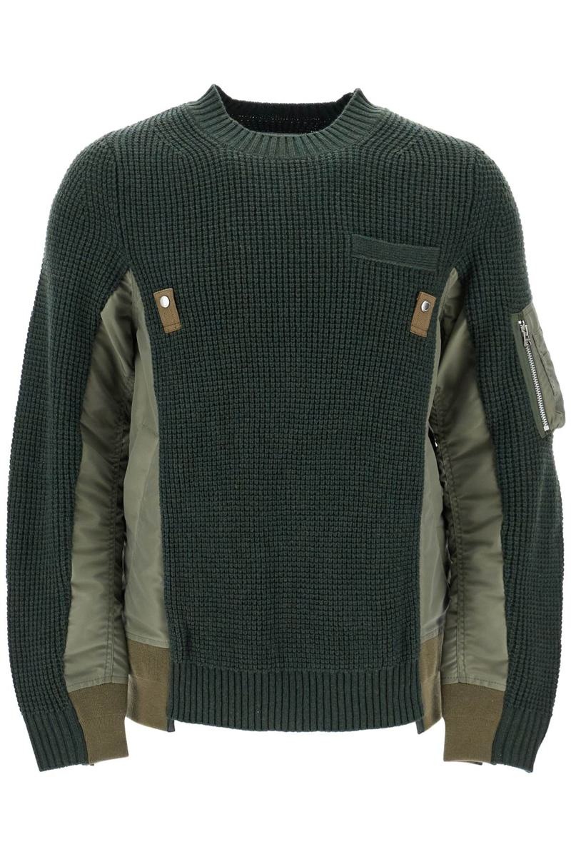 Sacai LAYERED EFFECT PULLOVER - 1