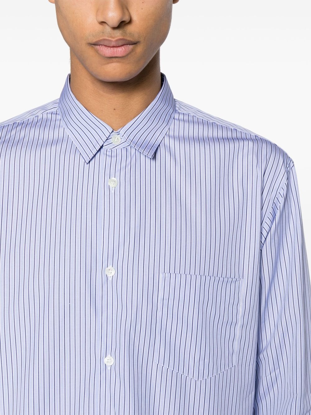 striped cotton shirt - 5