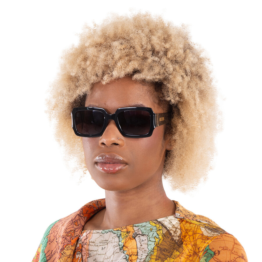 Moschino Grey Square Ladies Sunglasses MOS063/S 0807/IR 53 - 2