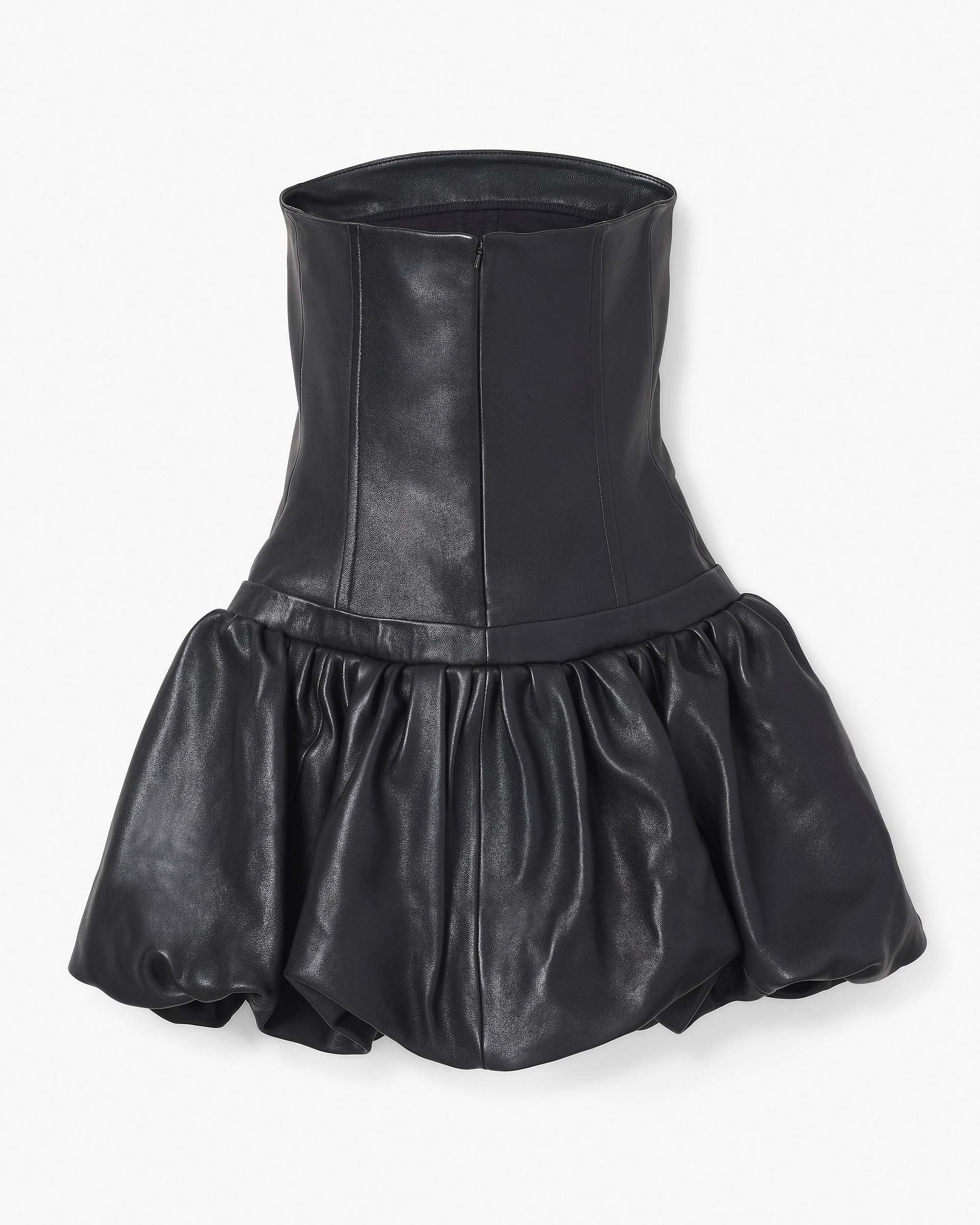 THE LEATHER BUBBLE DRESS - 5