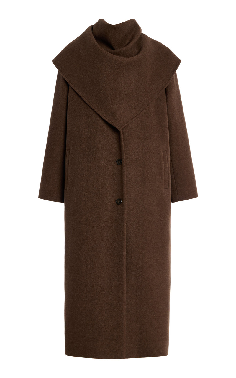 Clooney Wool Coat brown 1