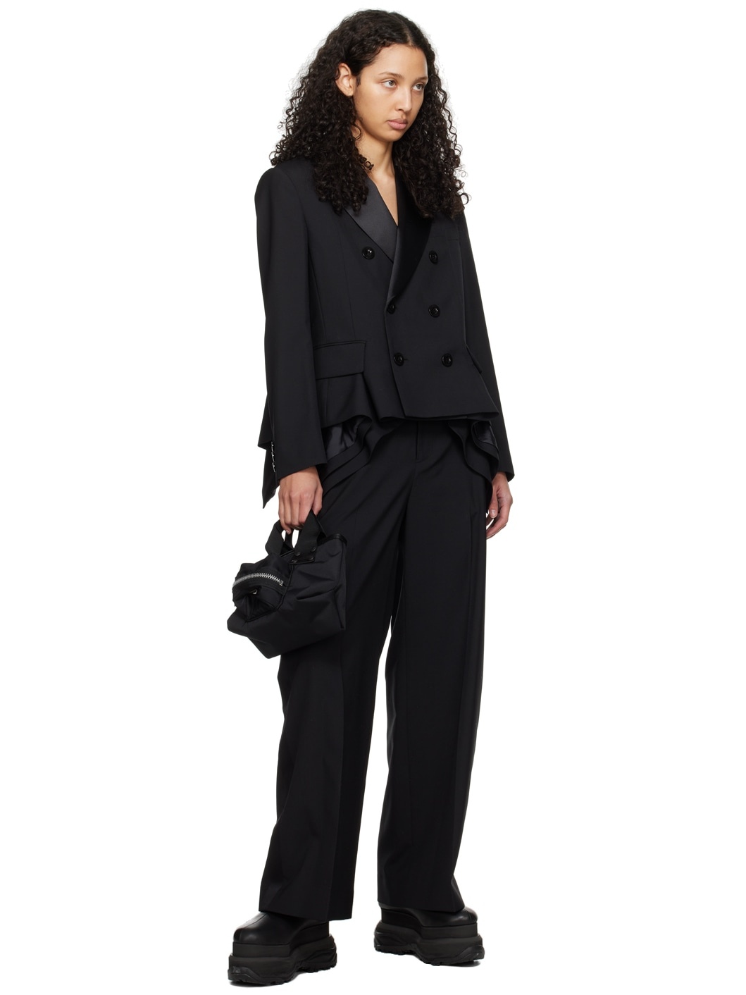 Black Suiting Trousers - 4