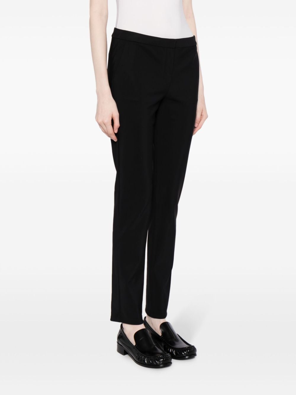 skinny-cut concealed-fastening trousers - 3