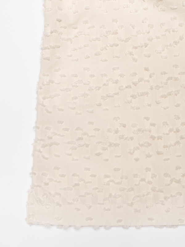 Moa Tie Fringe Shirt Offwhite - 4
