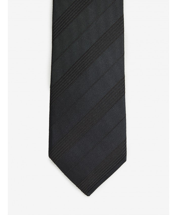 Striped tie in silk - 3