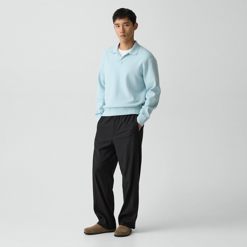 Relaxed Pull-On Pant in Stretch Wool 3