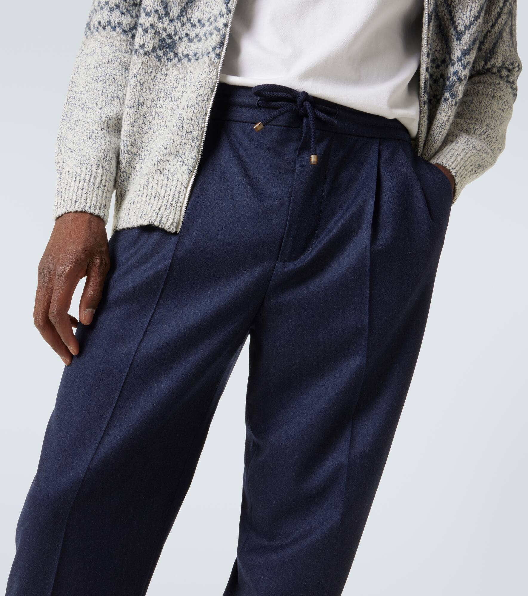 Virgin wool straight pants - 5