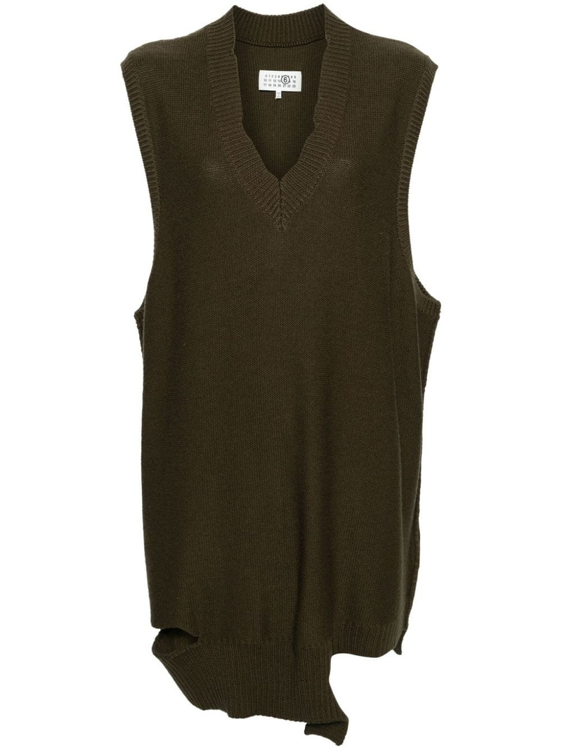 sleeveless knitted minidress 1