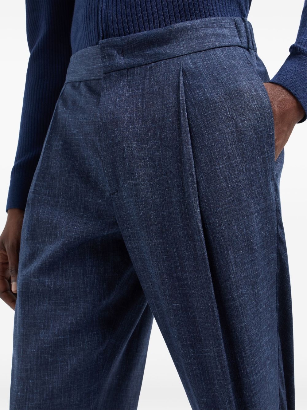 straight-leg trousers - 4