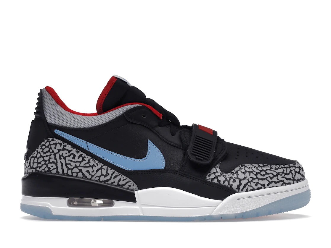 Jordan Legacy 312 Low Black Valor Blue - 1