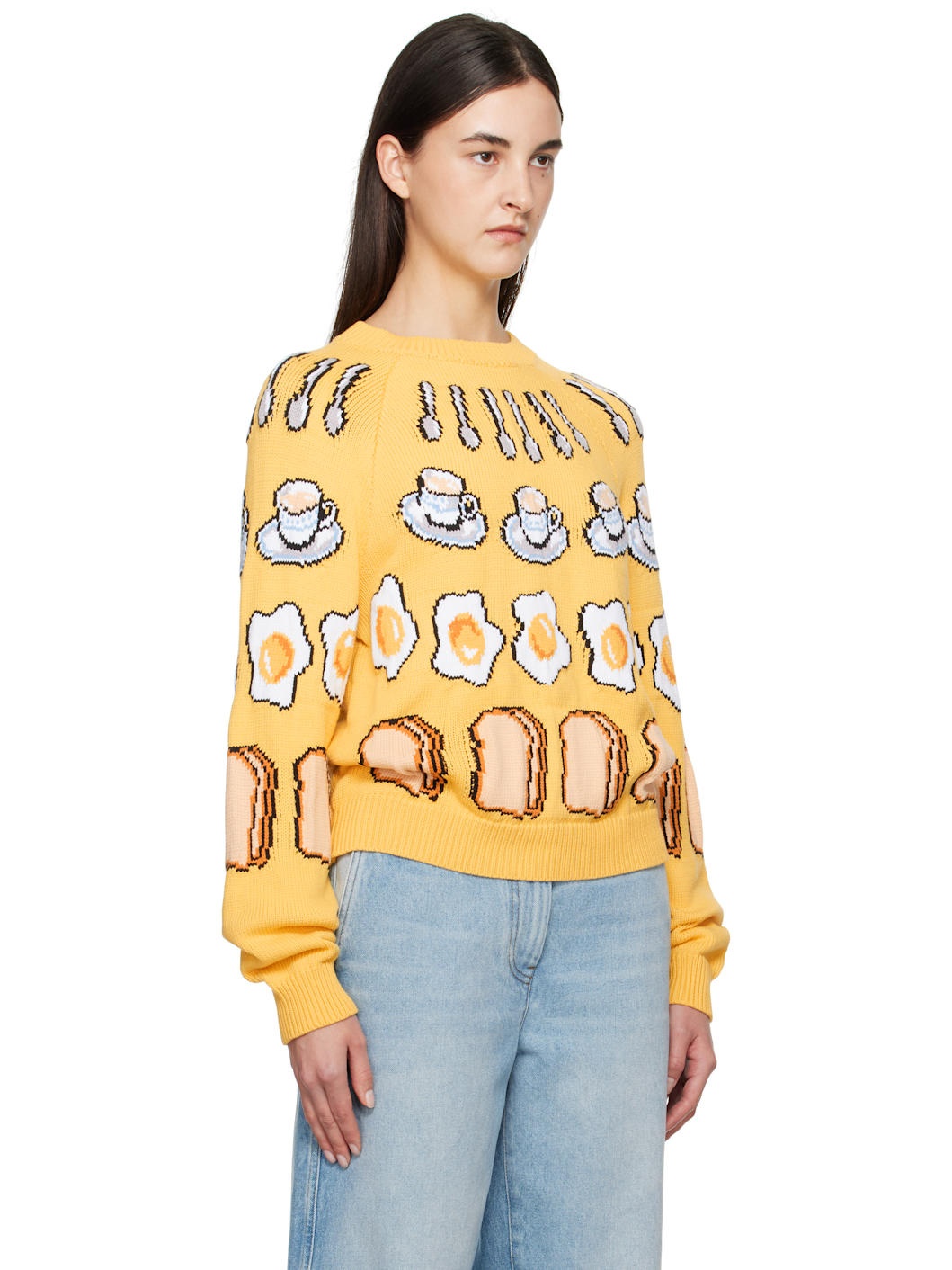 Yellow Colazione Sweater - 2