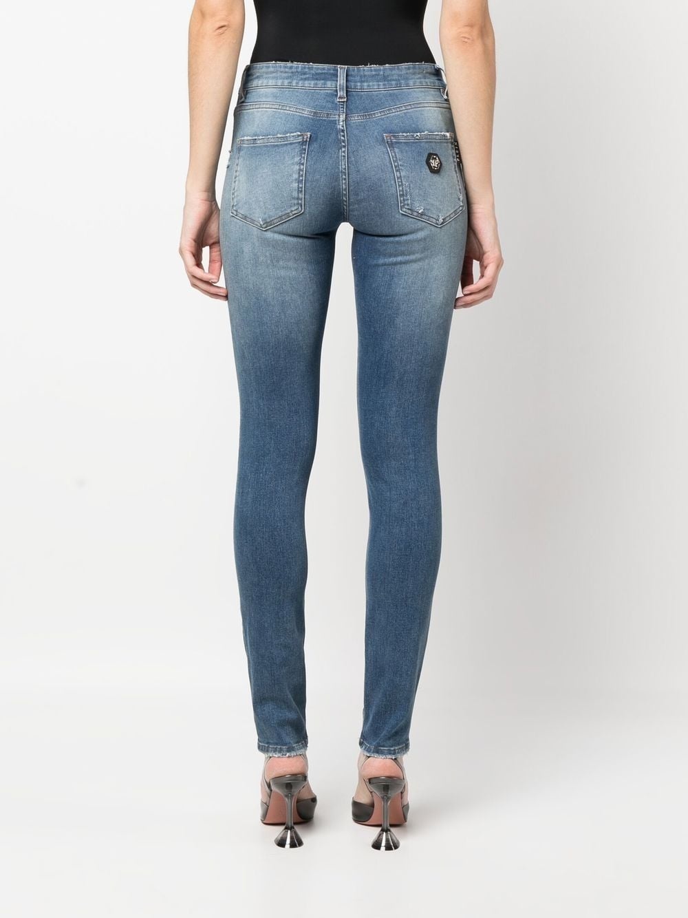 high-rise skinny-cut jeans - 4