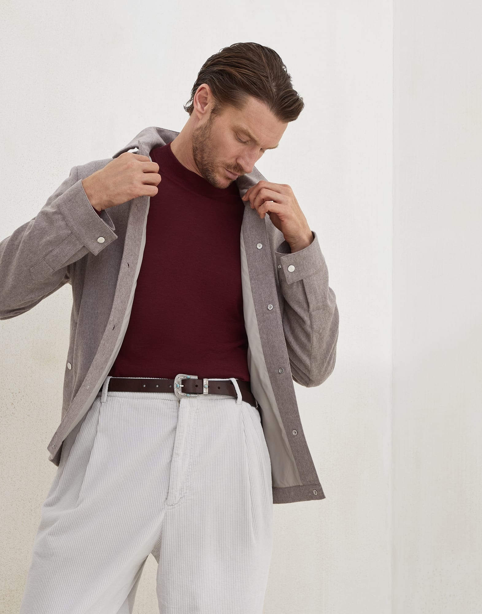 Silk and cotton lightweight sweater - 4