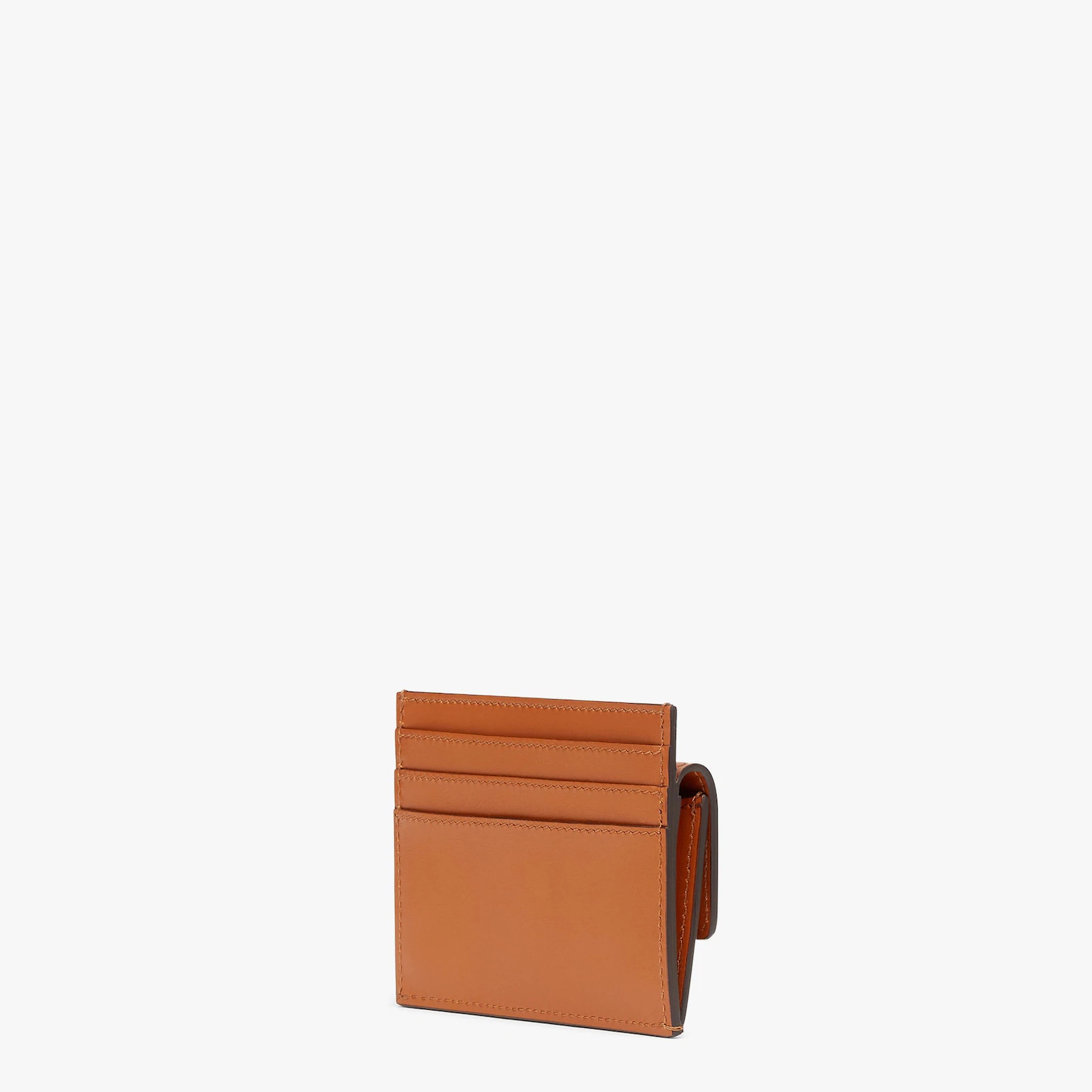 Brown leather card holder - 2