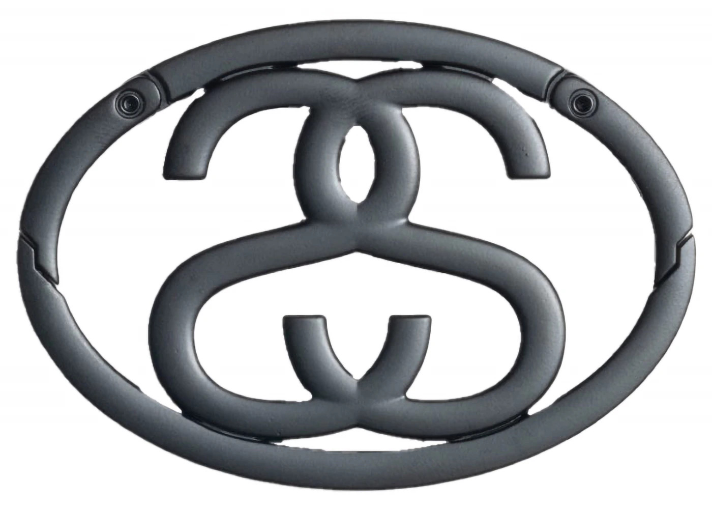 Stussy SS Link Carabiner Matte Black - 2