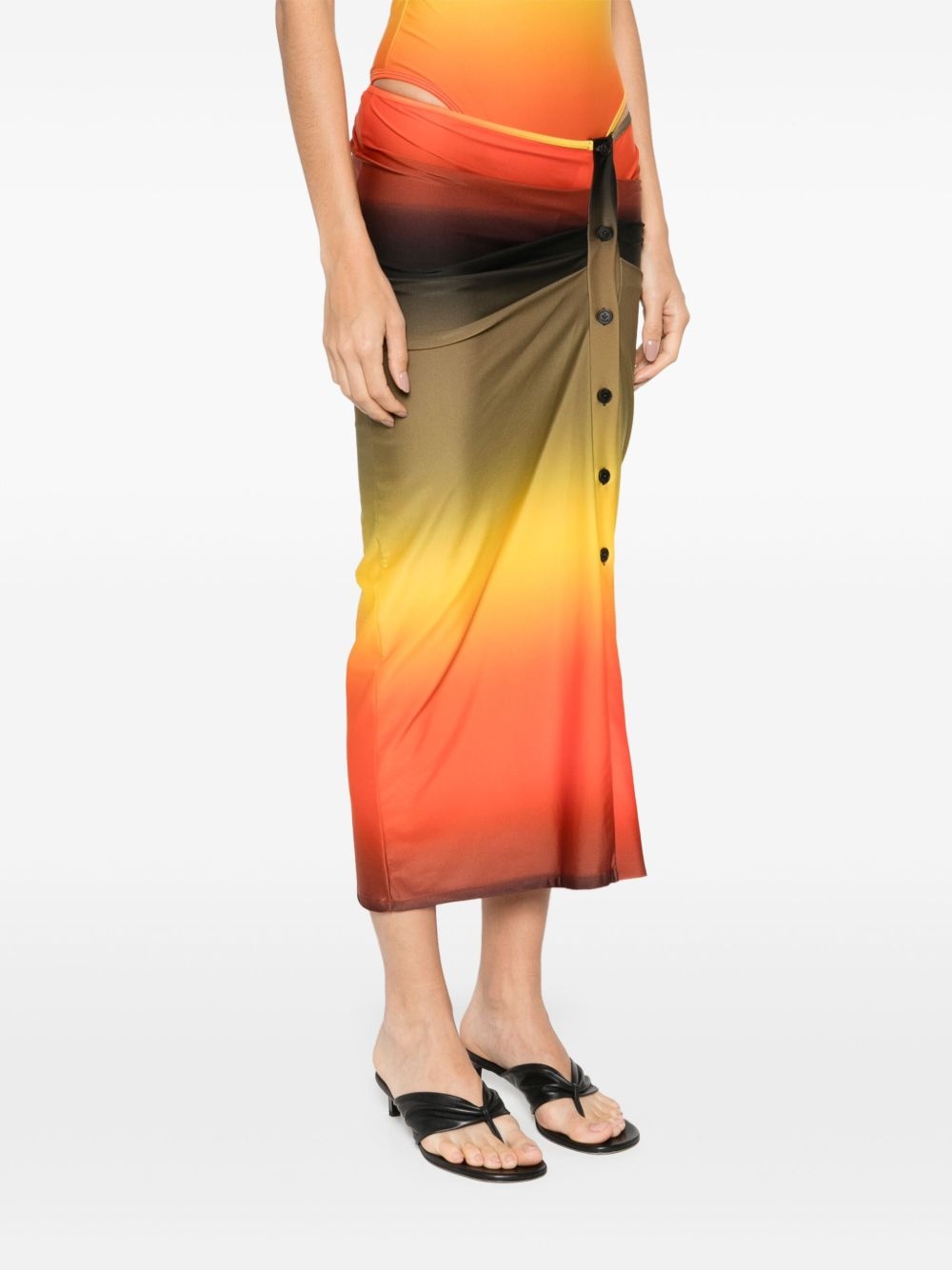 gradient-effect skirt - 3
