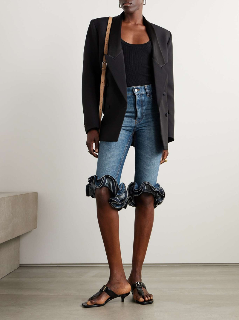 COPERNI Cropped Ruffle Denim Pants outlook
