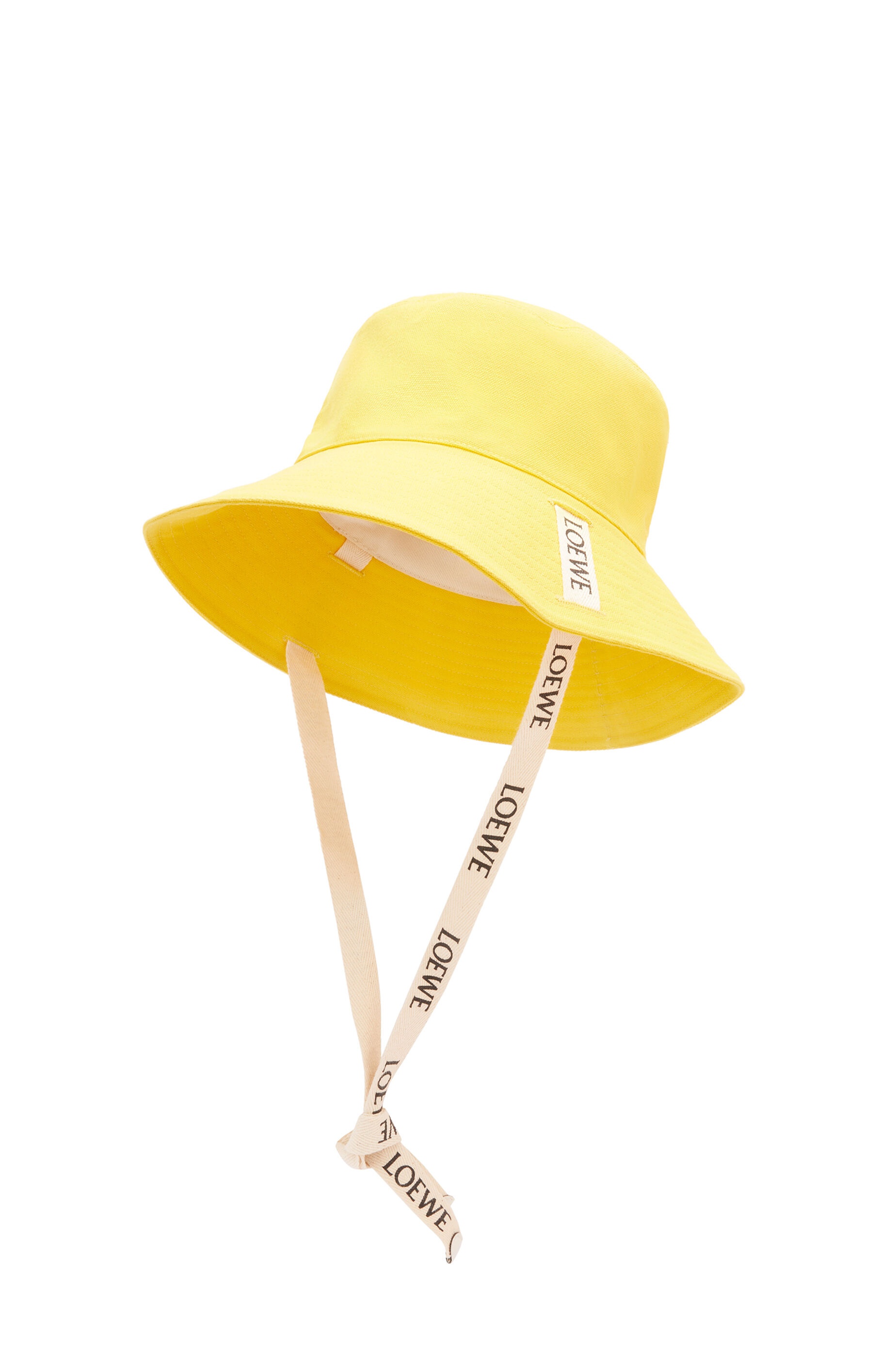 Fisherman hat in canvas and calfskin - 1