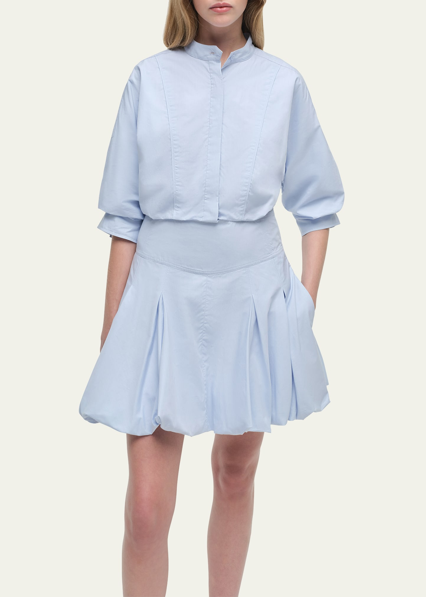 Effie Mini Bubble Shirtdress - 5