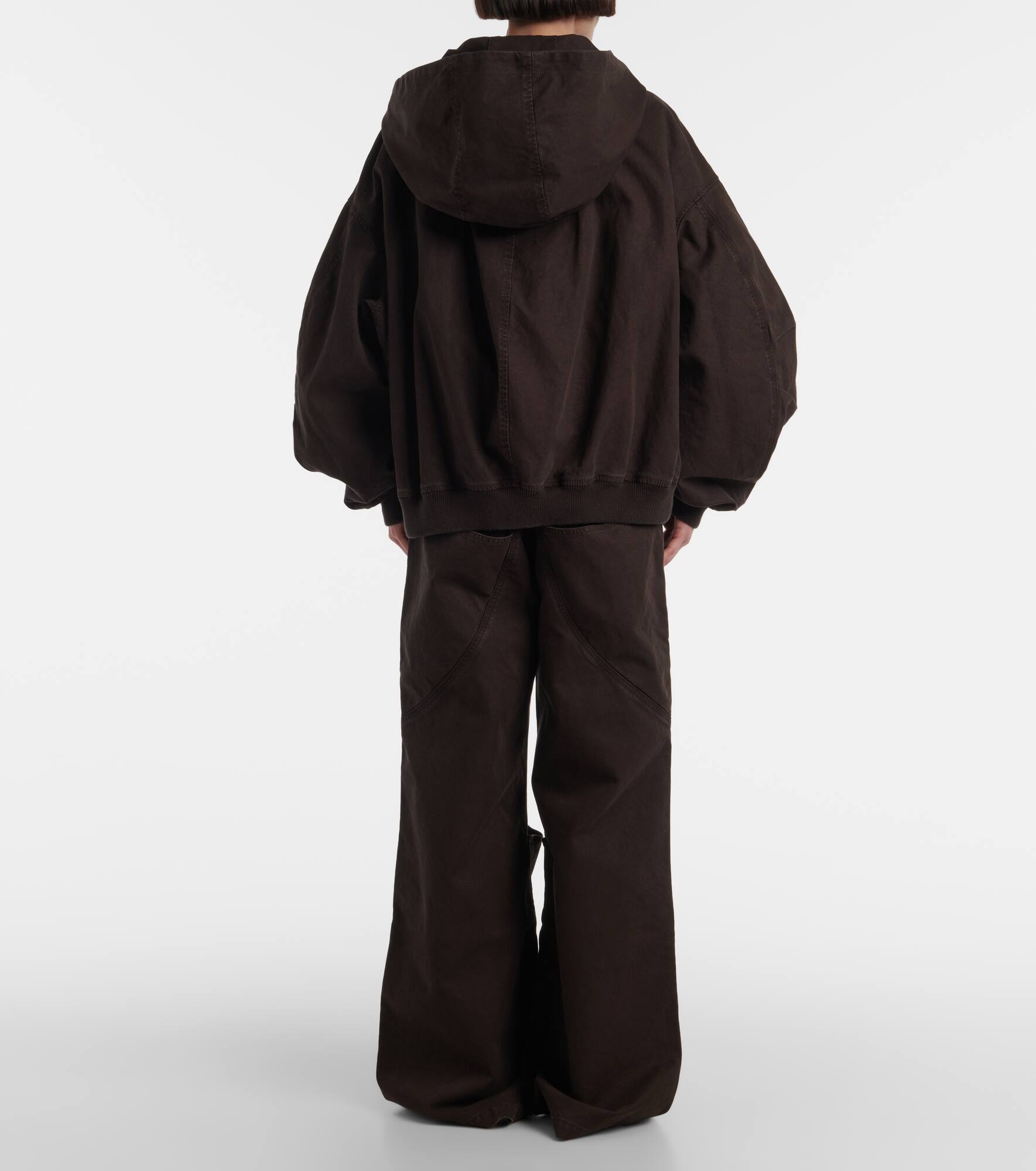 Cotton gabardine bomber jacket - 3