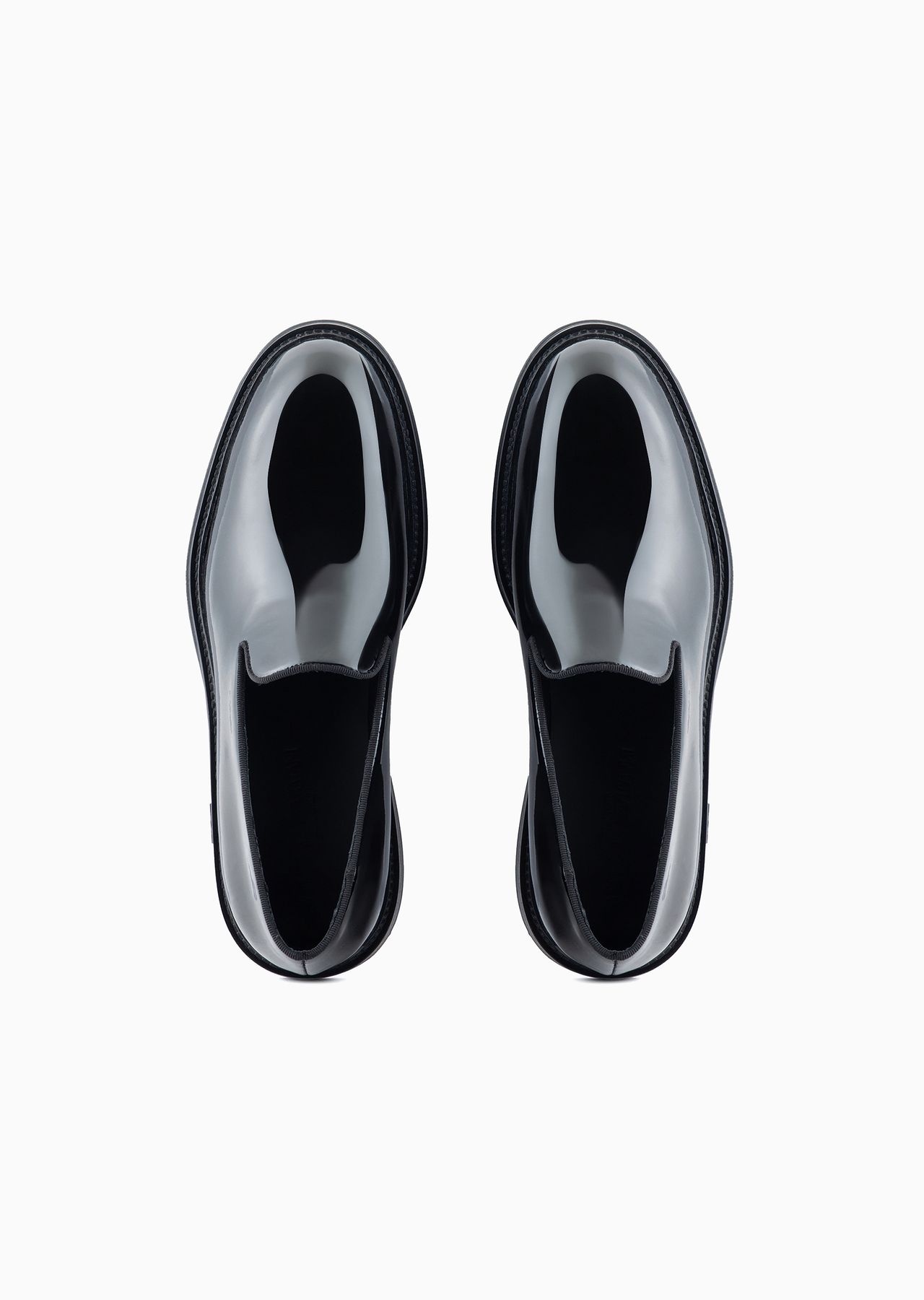 Patent-leather slipper loafers - 3