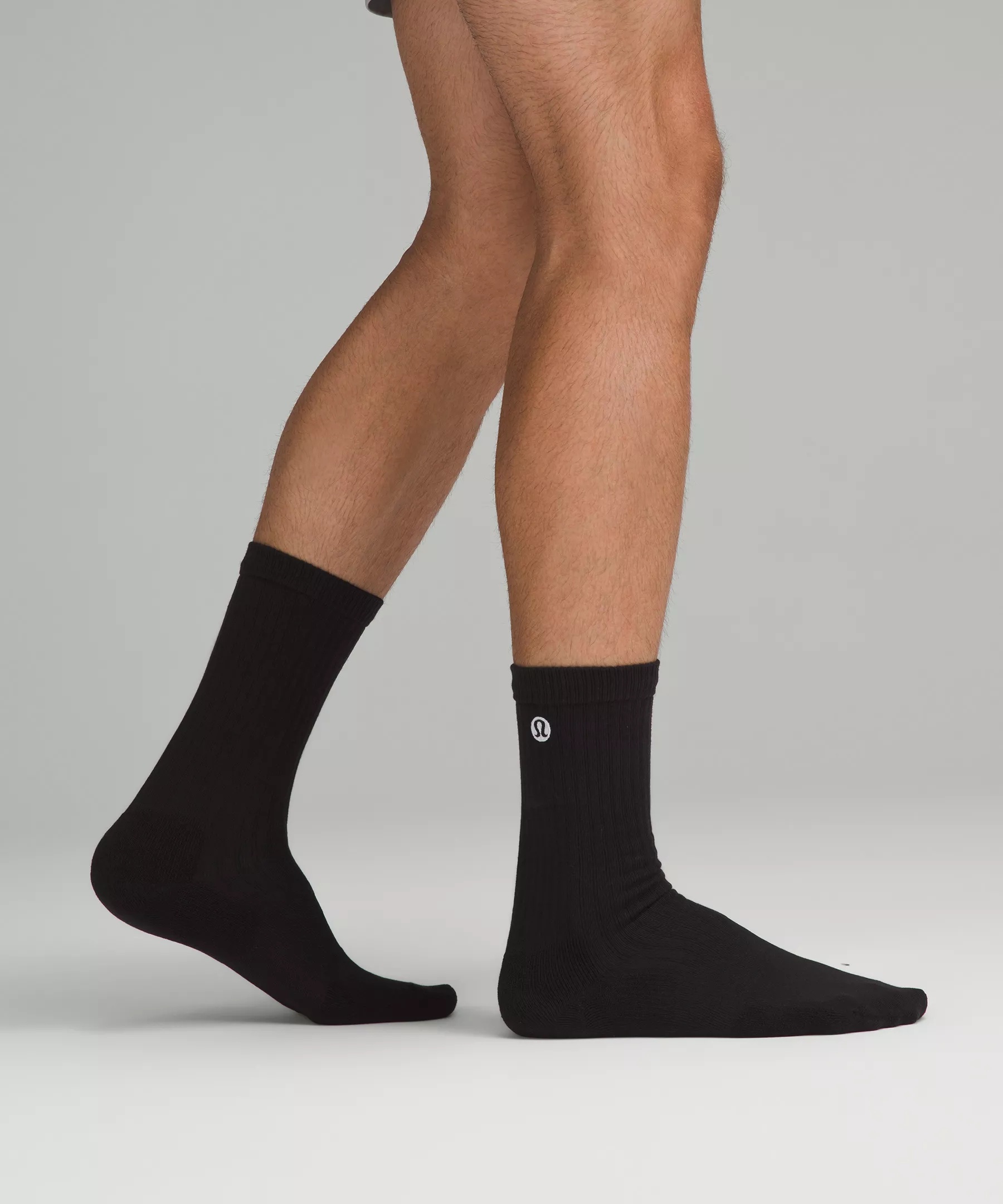 Men's Daily Stride Ribbed Comfort Crew Socks - 2