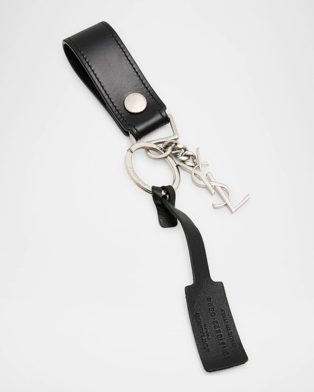 Men's Cassandre Leather Keychain - 1
