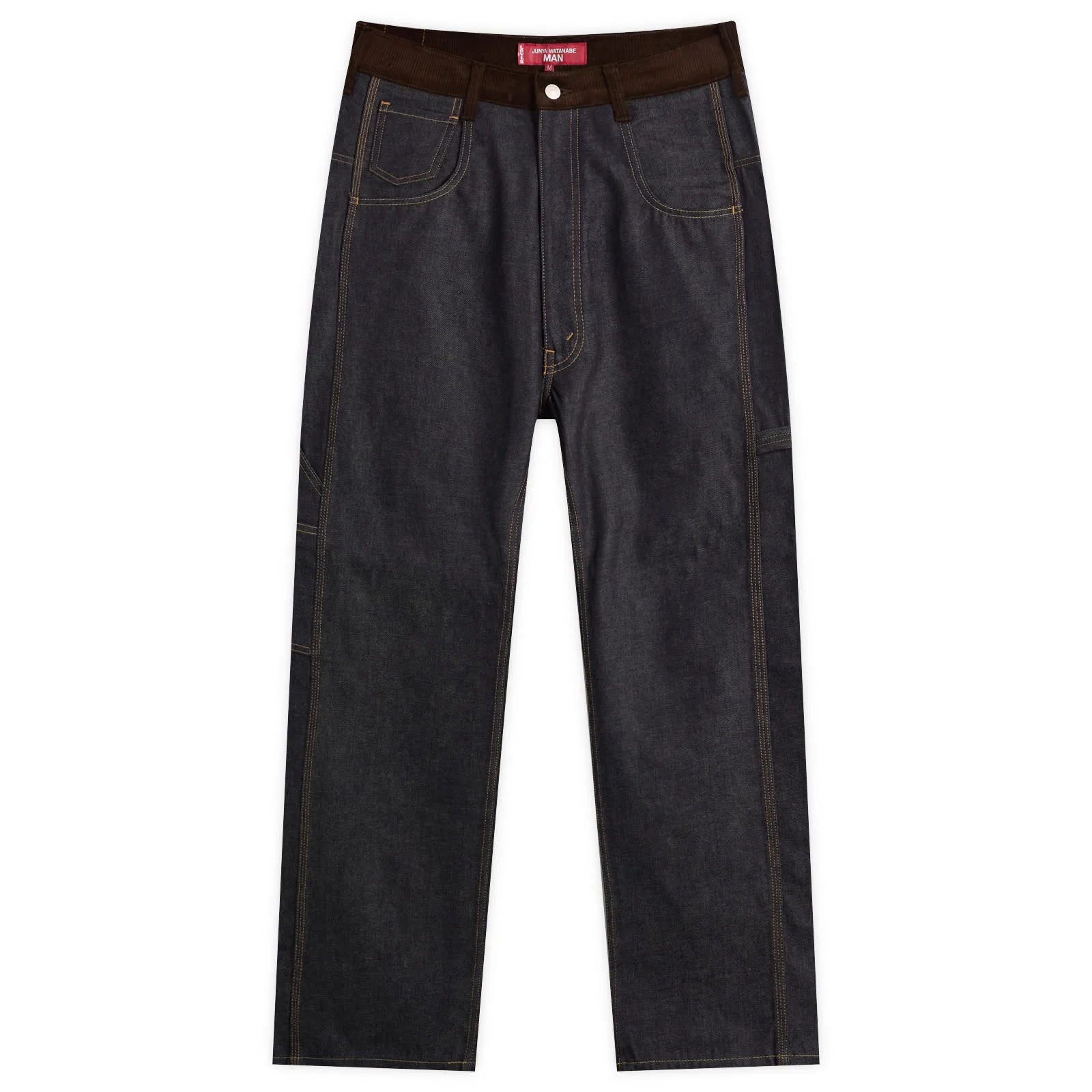 Junya Watanabe MAN x Levis Leather Patch Jeans - 1