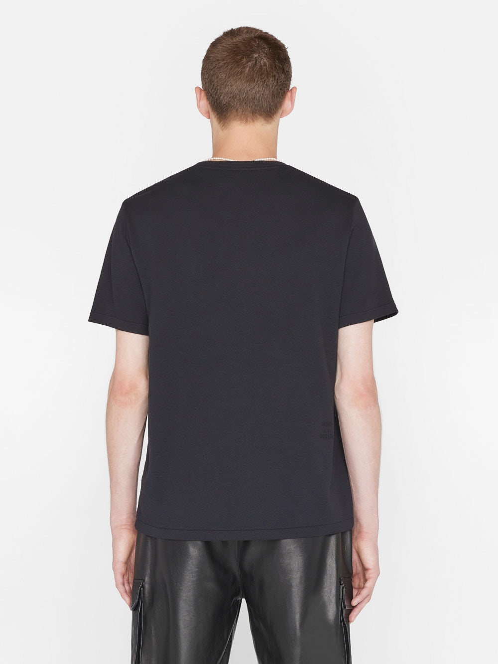 Duo Fold Tee in Noir - 7