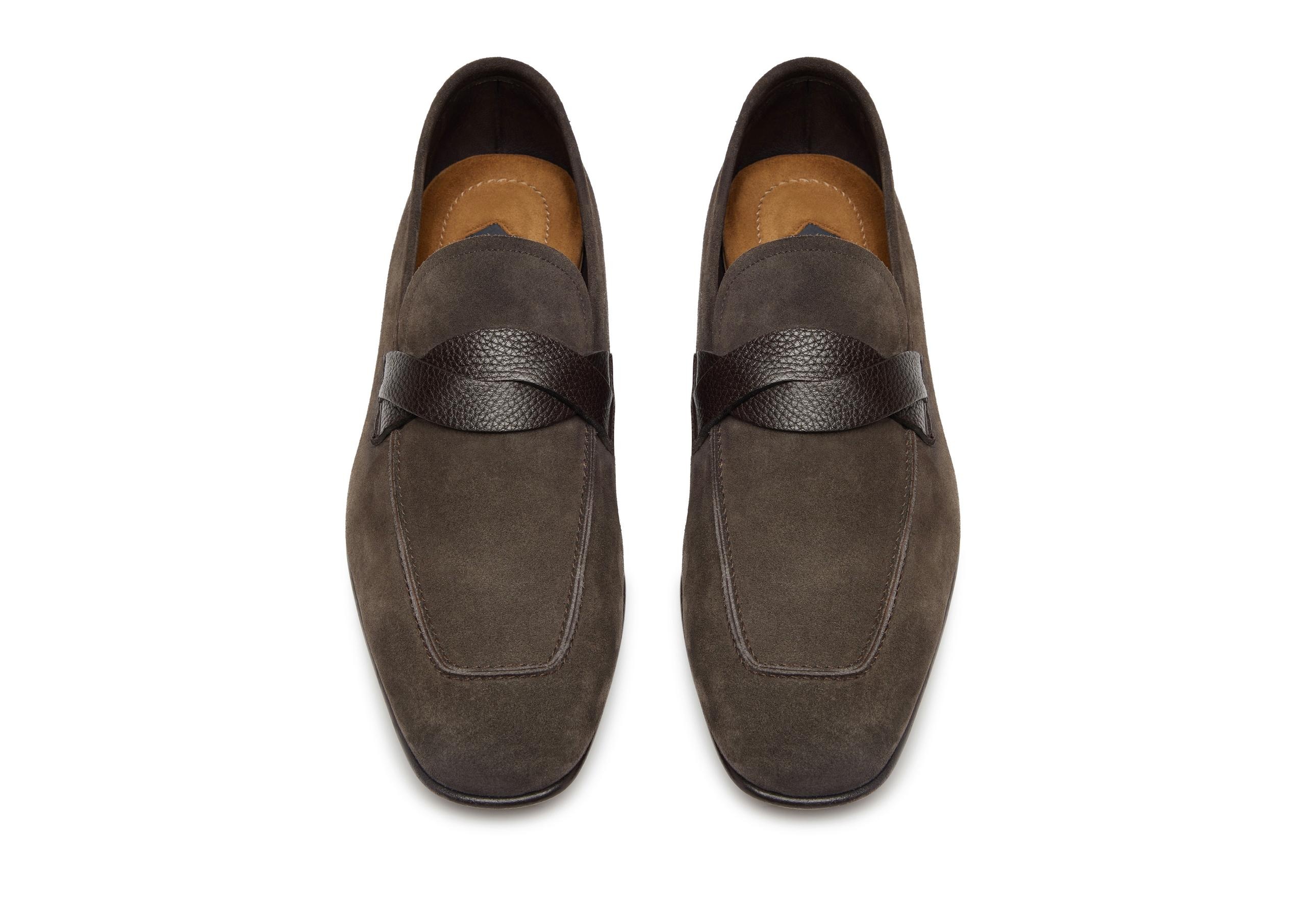 SUEDE SEAN TWISTED BAND LOAFER - 2