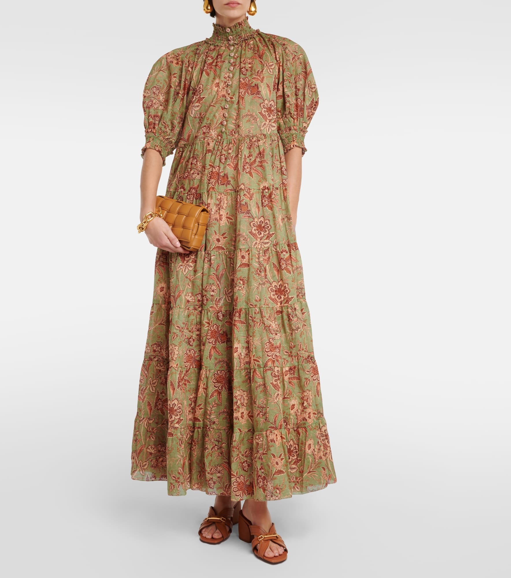 Junie floral cotton maxi dress - 2