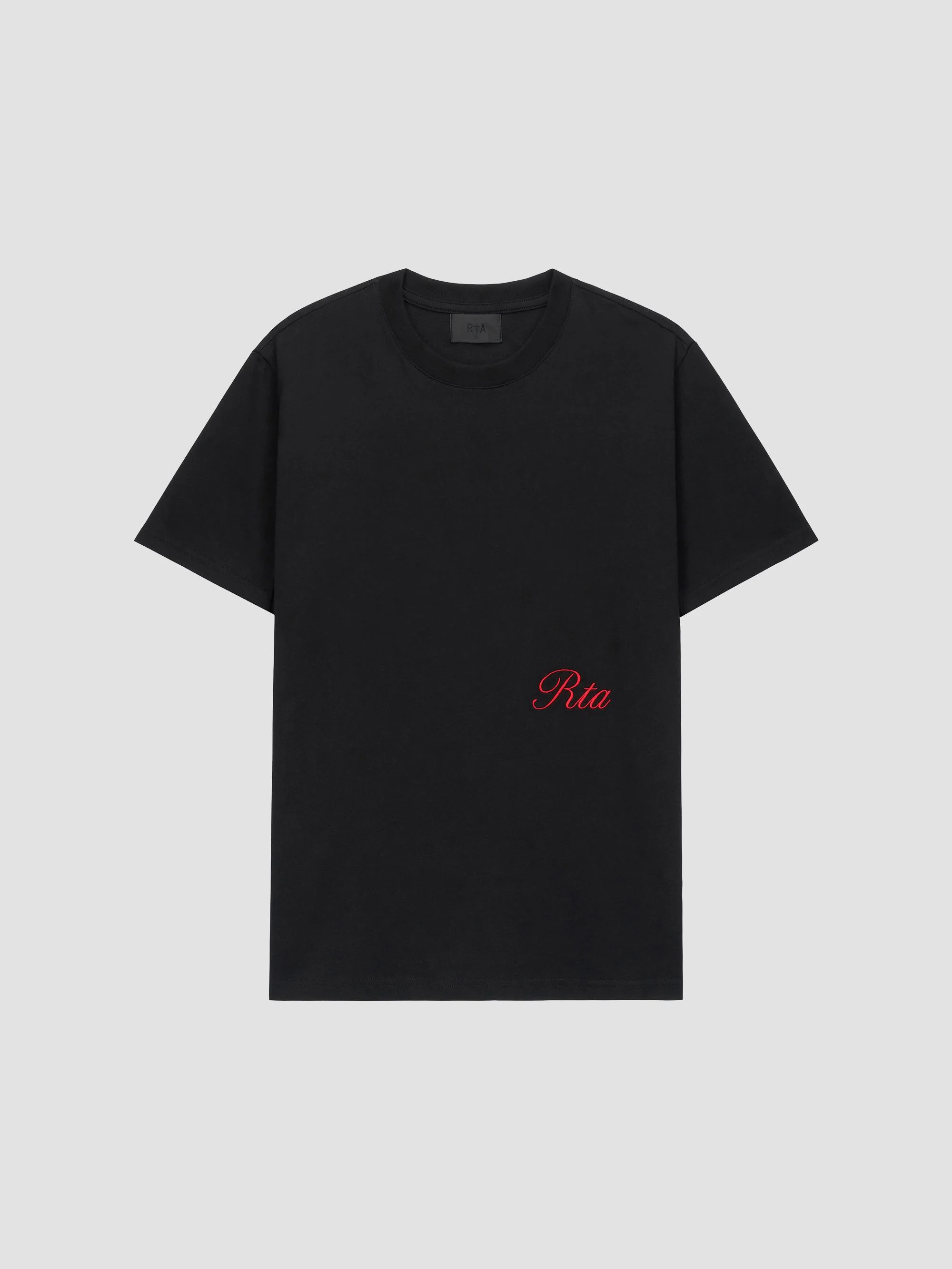 Men's Curva Ultra Liam Cotton T-Shirt - Black Nif Script - 1