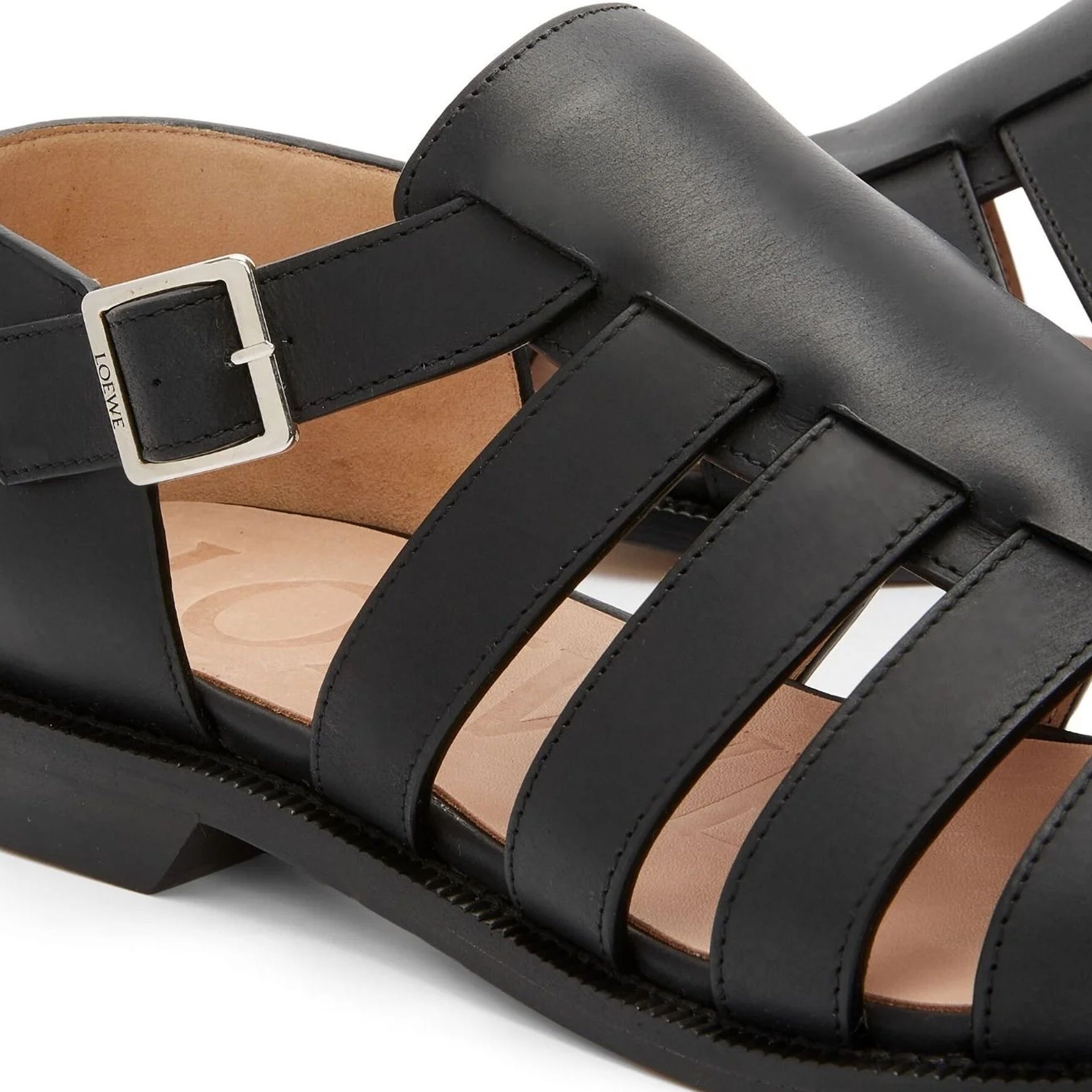 Loewe Campo Leather Sandals Men - 3
