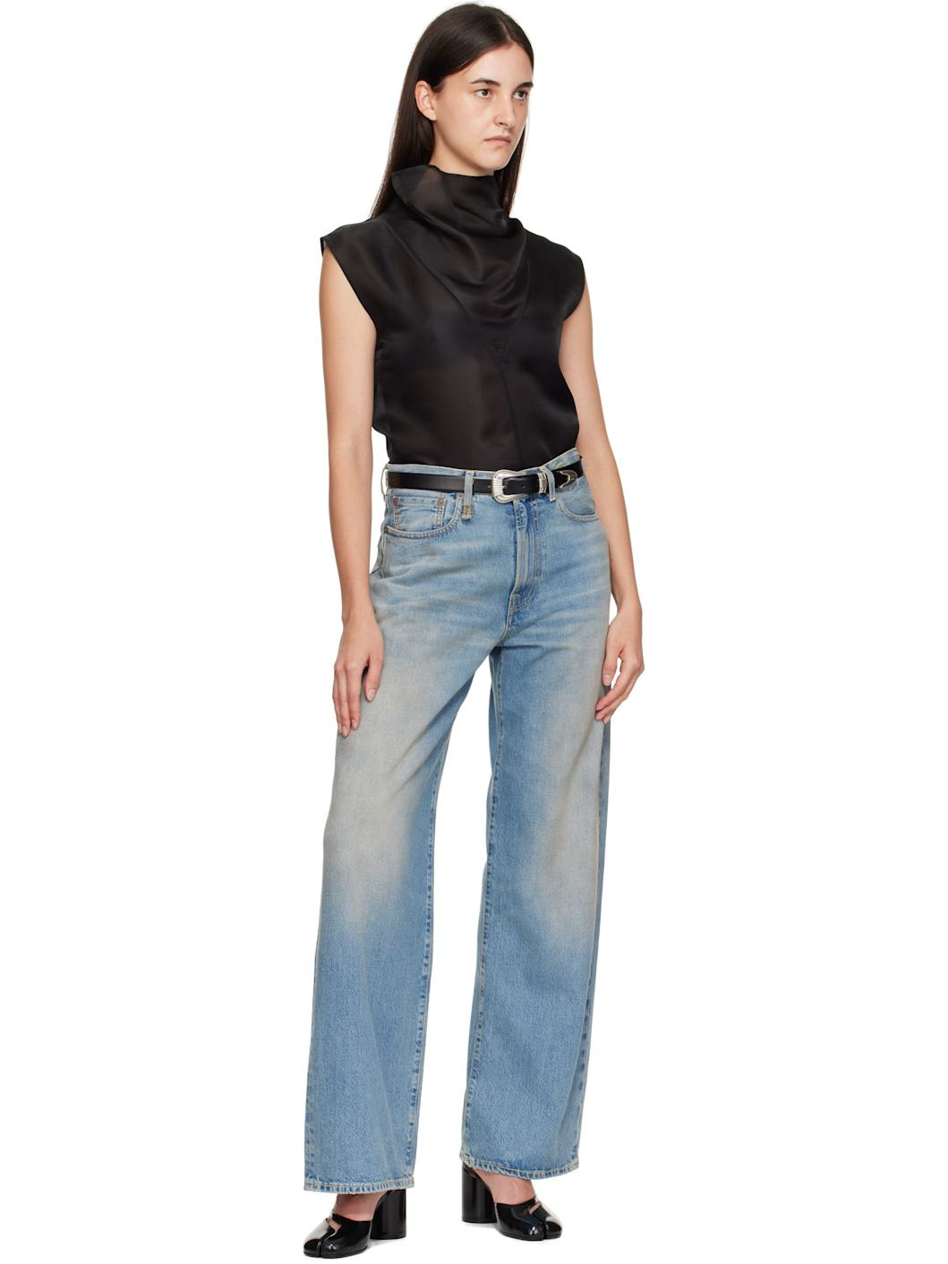 Black Double Buckle Belt - 3