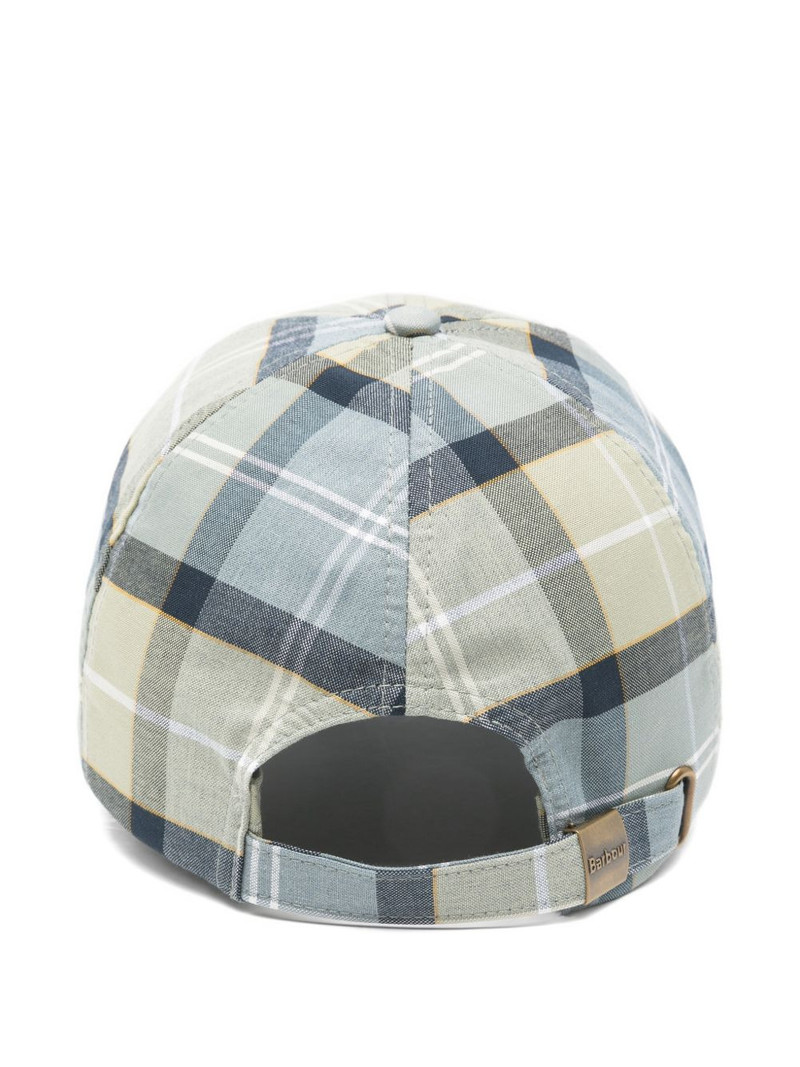 Barbour tartan baseball cap outlook