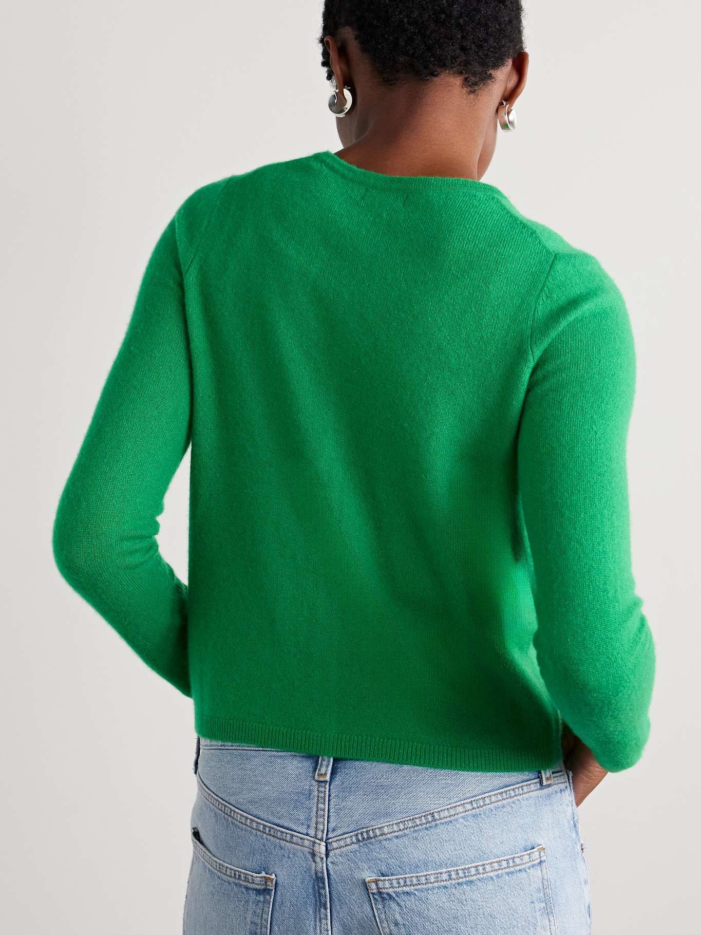 Midnight cashmere cardigan - 4