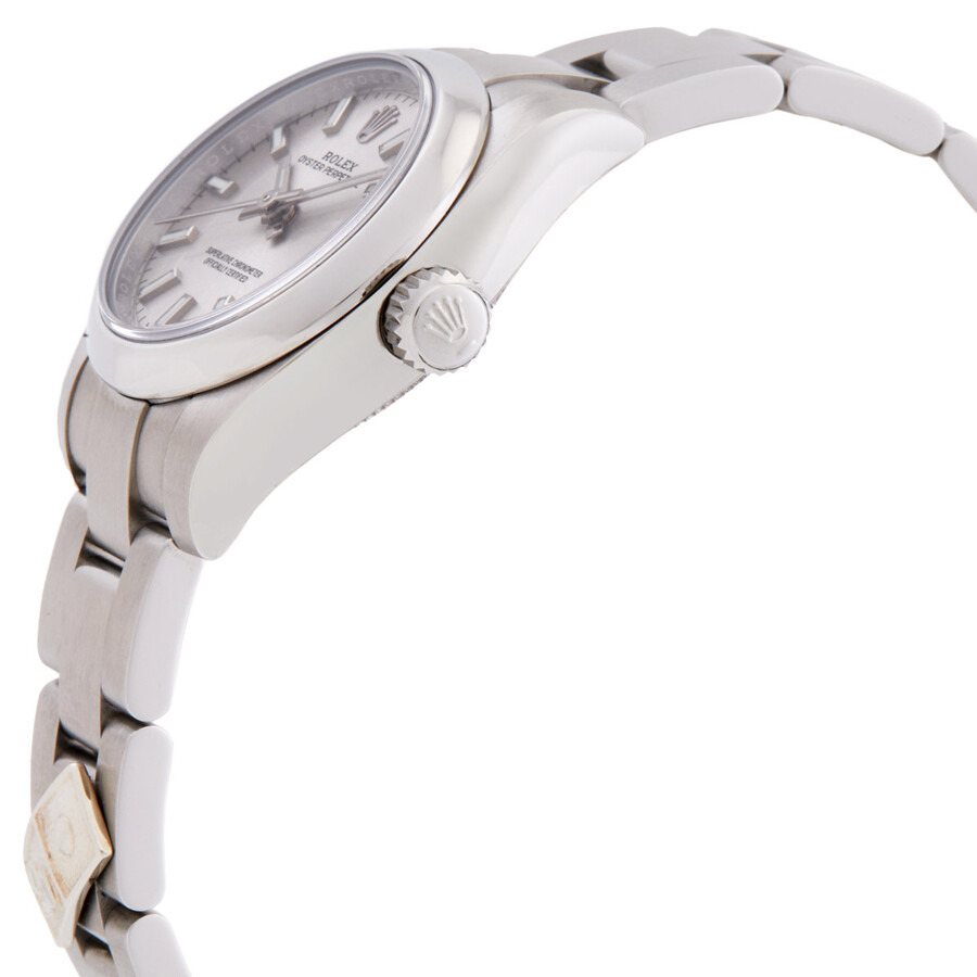 Rolex Oyster Perpetual Silver Dial Stainless Steel Ladies Watch 176200SSO - 2